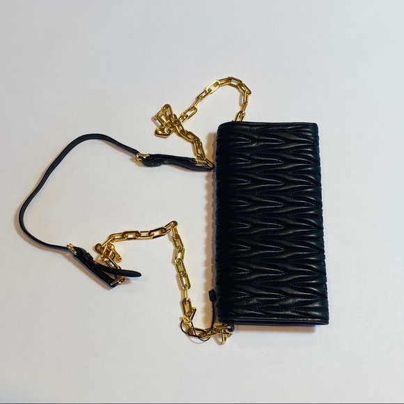 SOLD!Brand New MIU MIU Black Wallet on Chain - Picture 6 of 9